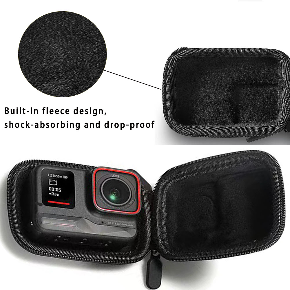 Storage Bag Case for DJI Osmo Action 5 Pro Lens Cover Tempered Film for GoPro 13 12 11 10 Osmo Action 4 5Pro Camera Accessories. 
