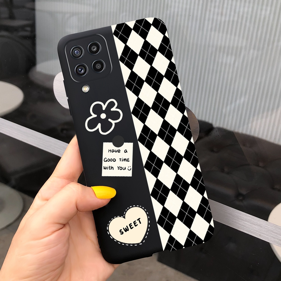 For Samsung Galaxy M32 Case SM-M325F 6.4'' Stylish Art Painted Cover Soft TPU Phone Case For Samsung M32 M 32 GalaxyM32 4G Coque. 