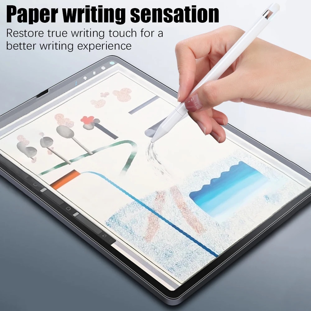 Matte Tempered Glass For Ipad 10 10th Generation Pro 12.9 11 Paper Screen Protector For Ipad Air 4 5 10.9 9 7th 8th 10.2 Mini 6. 