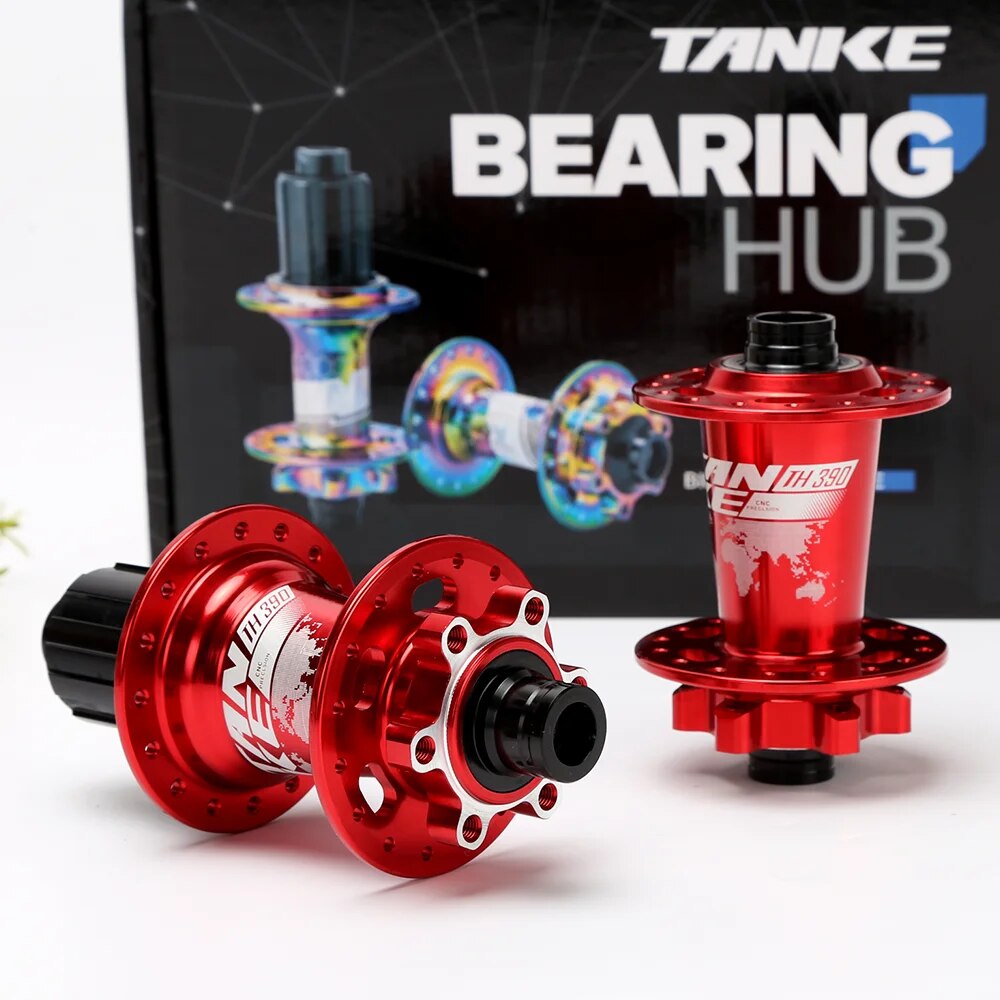 TANKE 120 Click Hub 6 Bearing MTB Mountain Bike Hub Front Rear Thru HG 28 32 36 Holes Disc Brake Bicycle Hubs 8 9 10 11 12 Speed. 