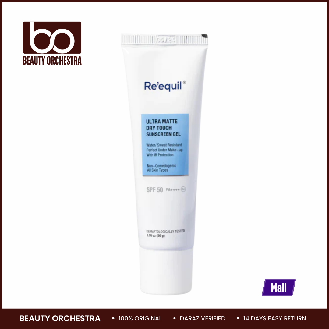 Re'equil Ultra Matte Dry Touch Sunscreen Gel SPF 50 PA++++ - 50g