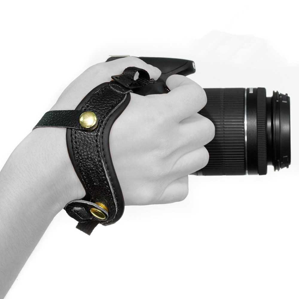 【YIYANGMAOYI111】Hand Grip Wrist Leather Strap for Olympus OMD EM1 EM10 OM-D E-M1 E-M5 E-M10 Mark III II 3 2 Sony A9 A7R A7 III II. 