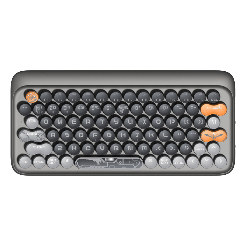 Lofree Lofe Shandong Ship Mechanical Keyboard Mouse Set Laptop Keyboard Wireless Bluetooth Brown Axis Complex. 