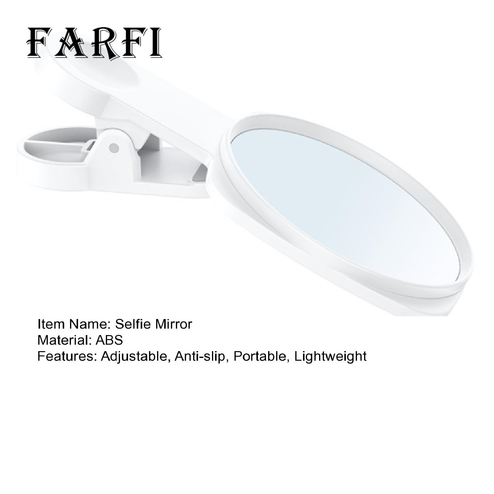 Rear Camera Selfie Mirror Portable Selfie Mirror for Smartphone Camera Clear Reflection Anti-slip Lightweight Adjustable Clip Kit for Perfect Selfies Ideal for Mobile Phone Selfie Mirror. 