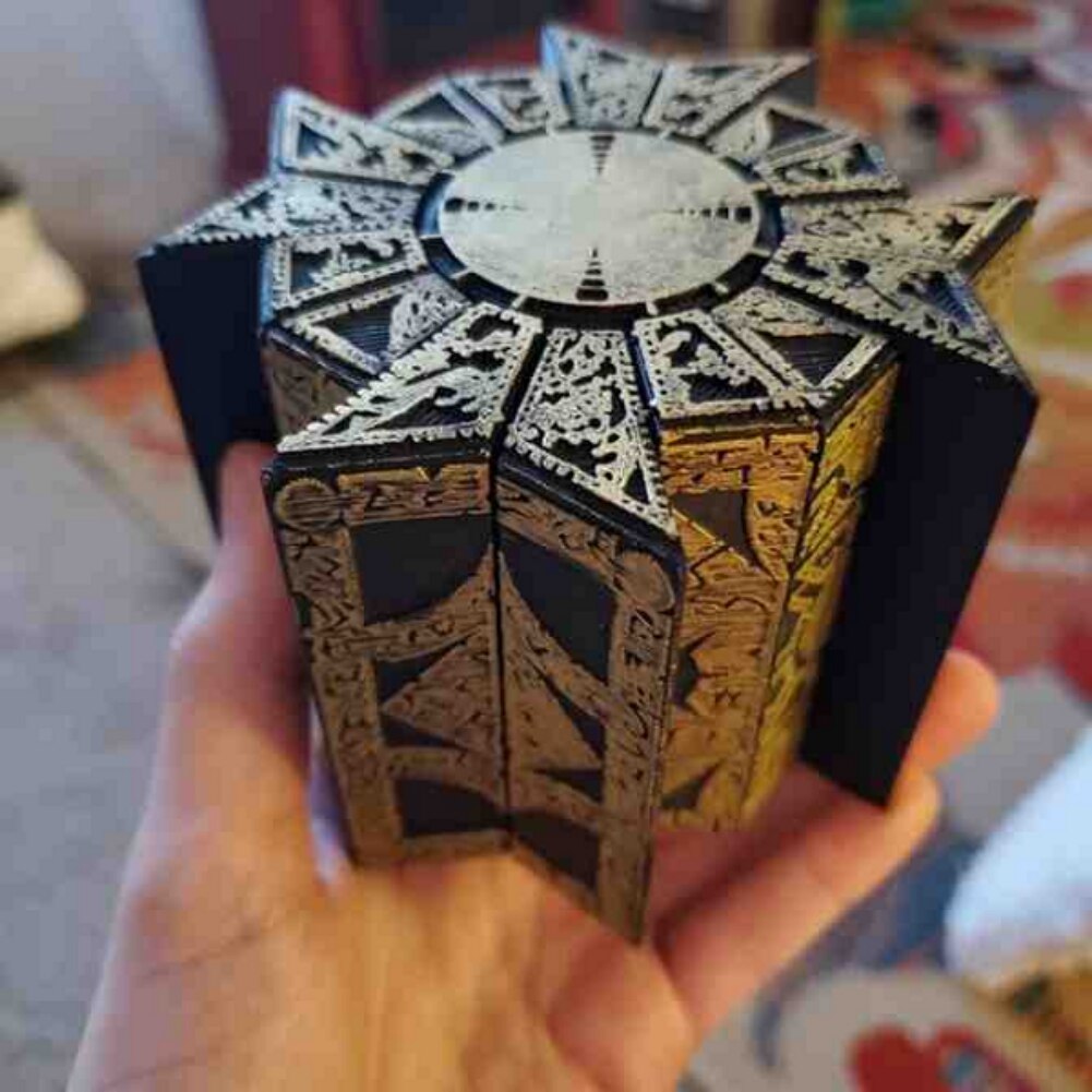 Work Lamentations from Hellraiser LeMarchand's Box Configuration Puzzle Box Props Home Office Decoration Accessories. 