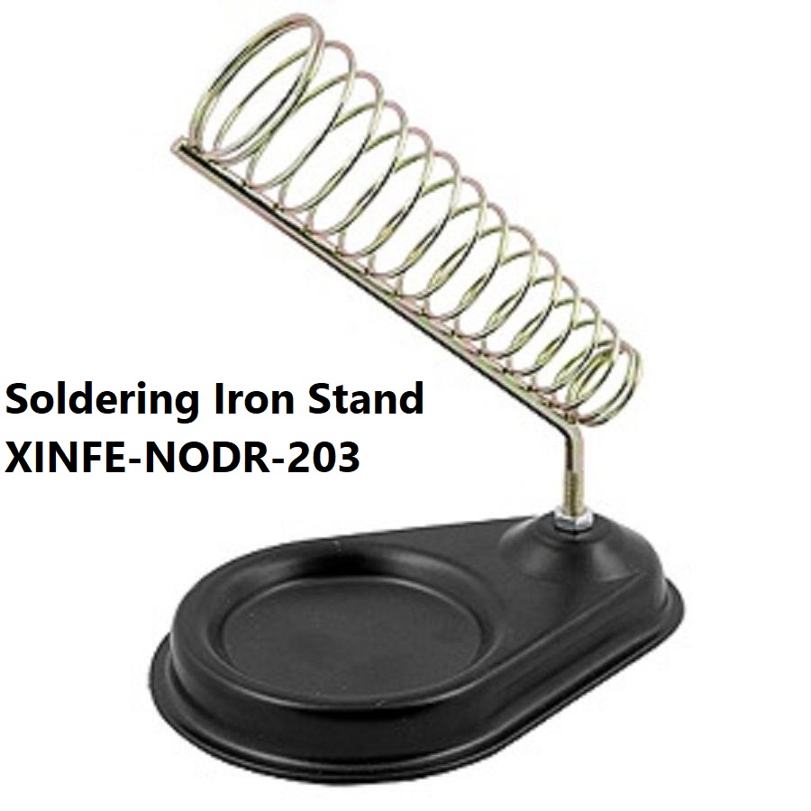 203 Soldering Iron Stand XINFE-NODR-203 Strong Material Circular Metal Iron Stand Soldering Stand Holder With Base Tools Sets Iron Stand For 60W Soldering Iron