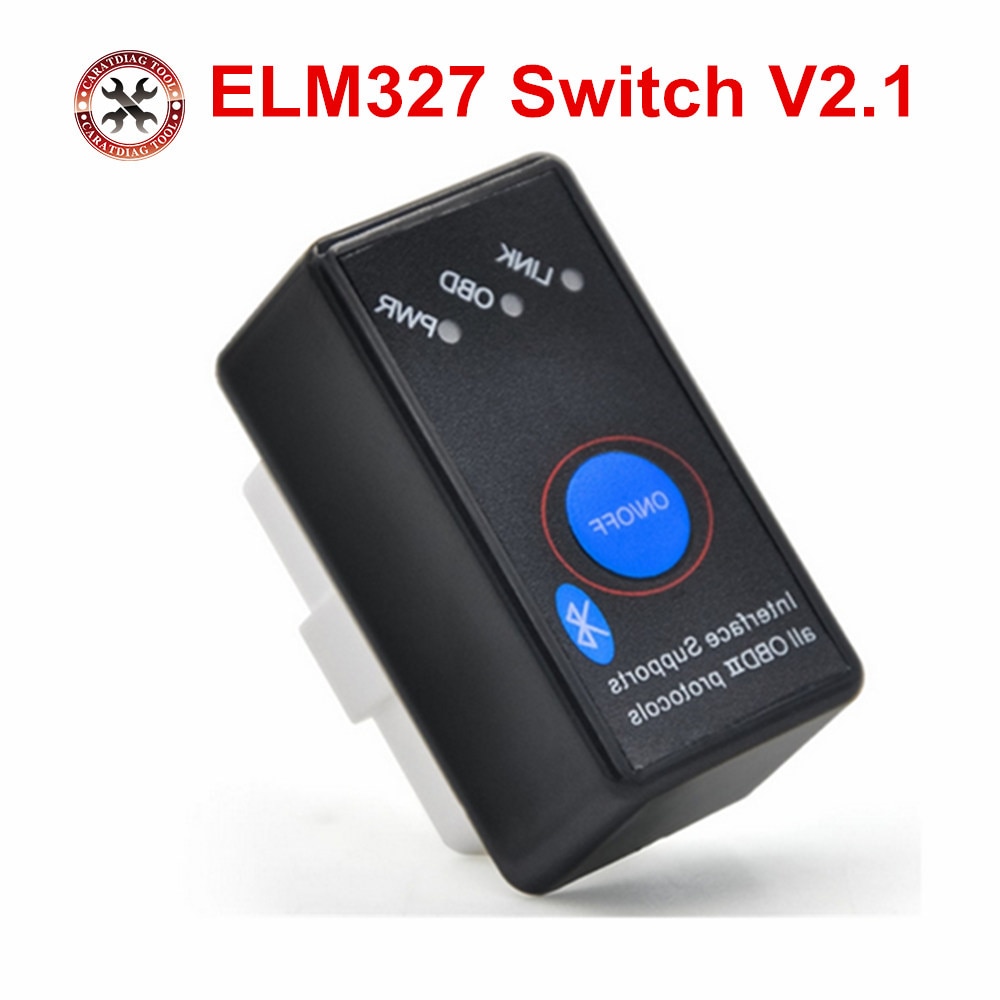 Top Sale Super Mini ELM327 Bluetooth With On/Off Power Switch ELM 327 OBD2 Diagnostic Scanner Support Multi-Brand Cars. 