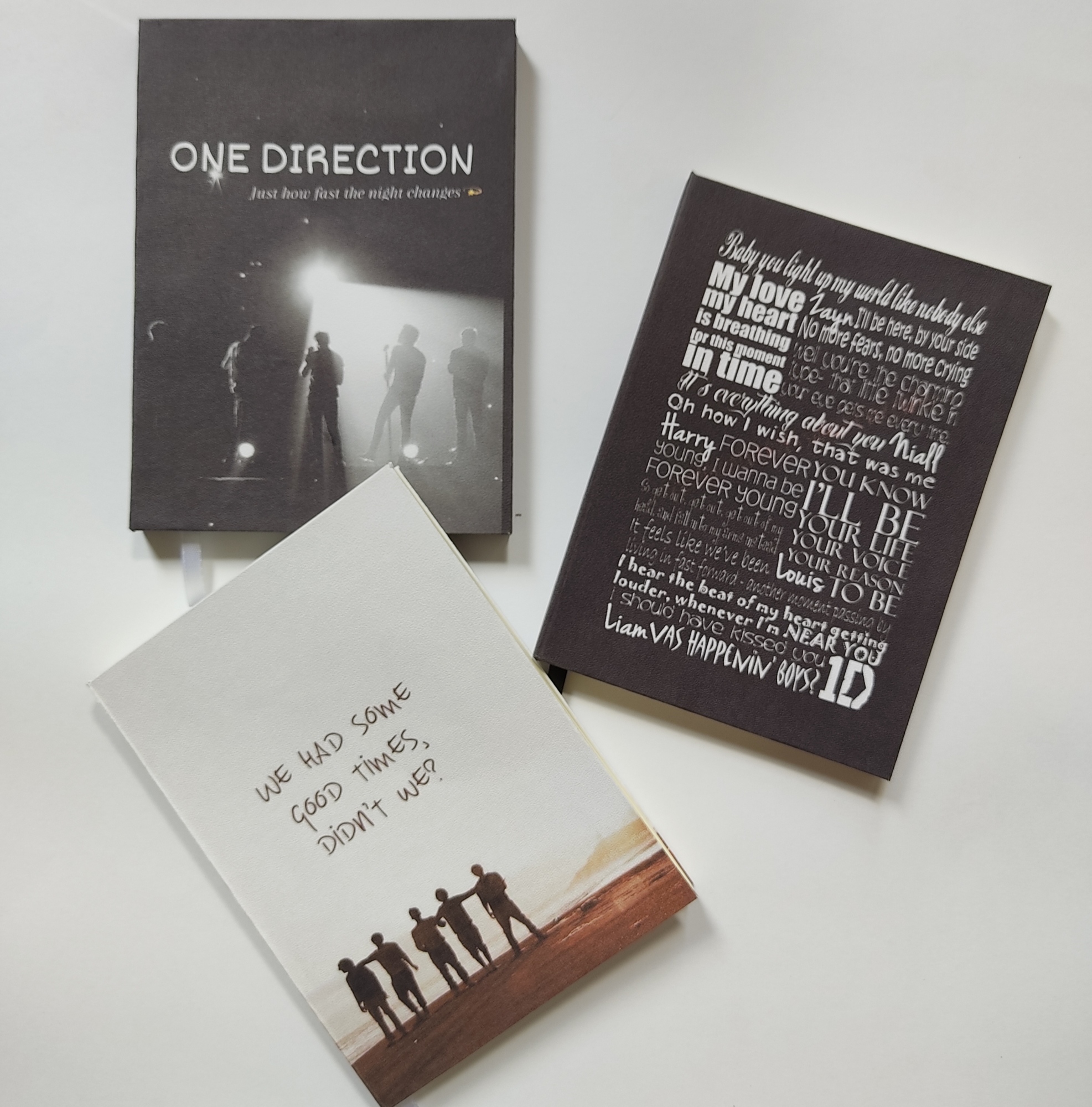 One direction 3 Notebook combo (7.5/5.5" size, 120 pages)