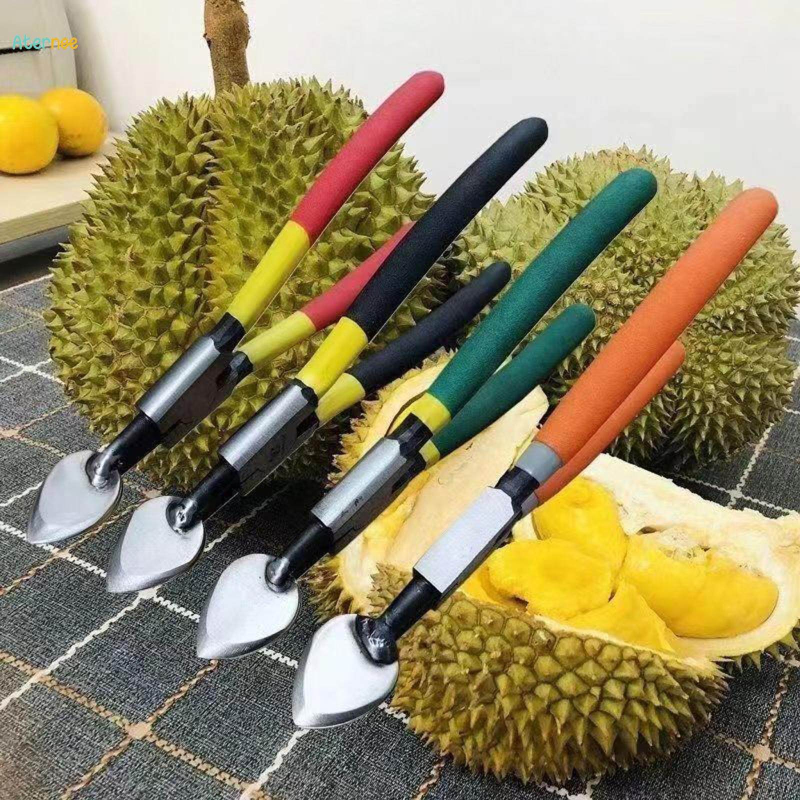 Durable Durian Opener, Durian Peel Break Tool, Peeling Smooth, Fruit Shell Clip, Manual Durian Shelling Machine for Restaurant Grocery Utensils. 