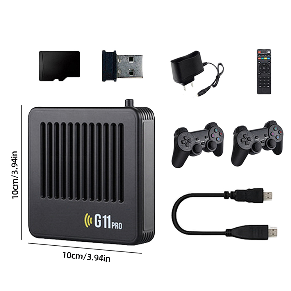 60000 Games Stick G11 Pro Video Game Box Console 2.4G Double System Wireless Controller 64G/128G/256G Portable Retro Game Box. 