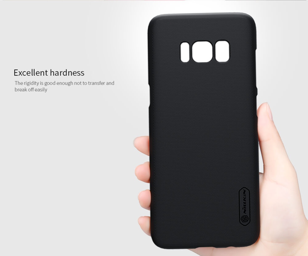 Nillkin [ Galaxy S8 Plus ] Super Frosted Shield Matte cover case for Samsung Galaxy S8 Plus ( S8+) - Black ( Back Case Cover For Smartphone ). 