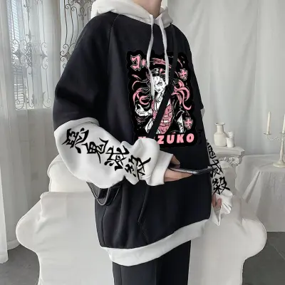 White on sale anime hoodie