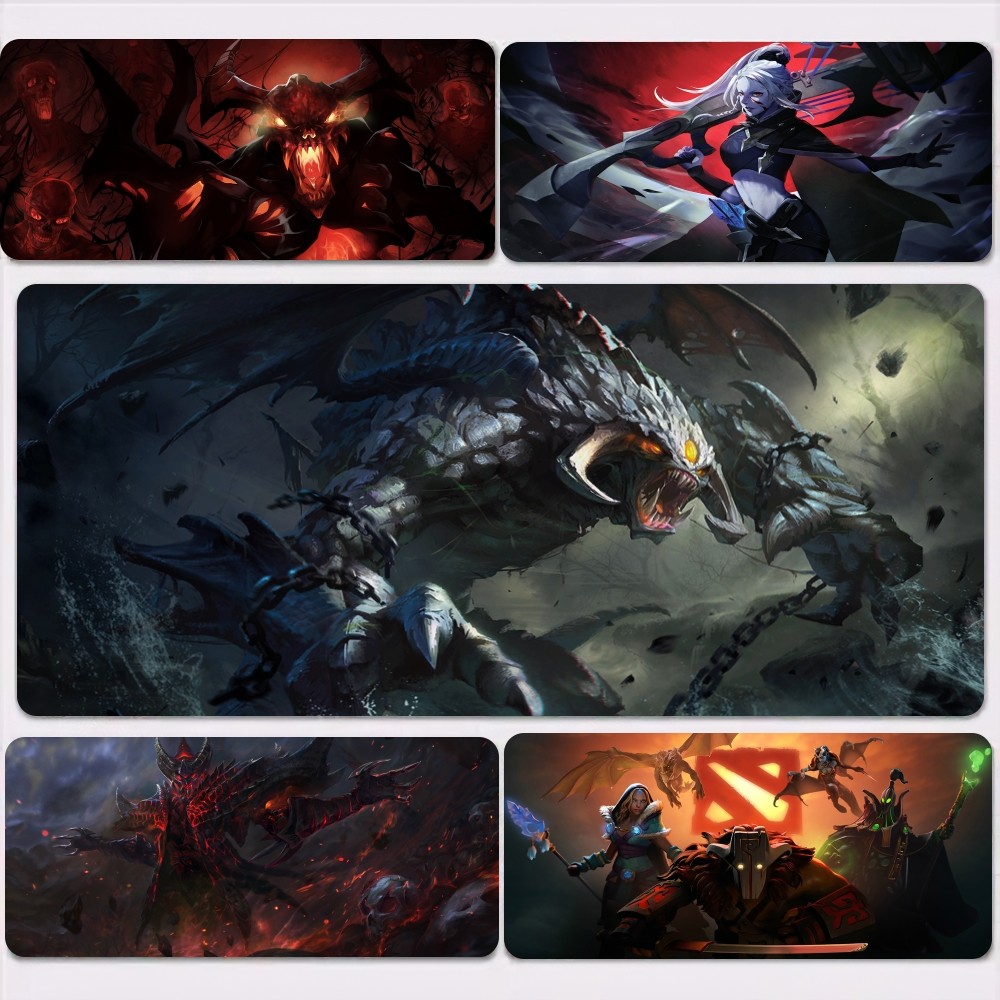 Game Dota 2 Mousepad Large Gaming Compute Gamer PC Keyboard Mouse Mat