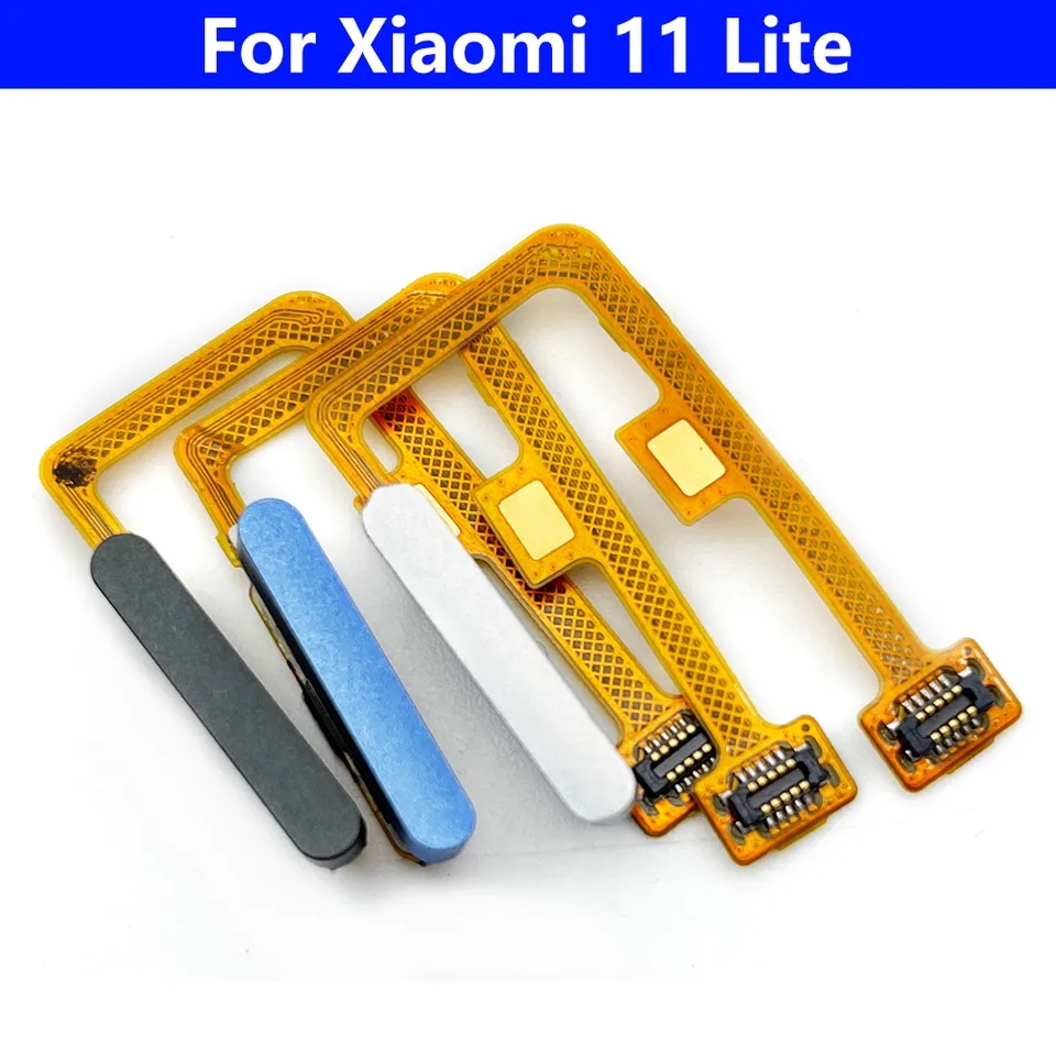 Fingerprint Sensor For Xiaomi Mi 11 Lite black. 