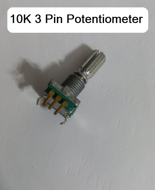 3Pin Single Gang Rotary 10K 3 Pin Linear Taper Pot Potentiometer Volume Controller Variable Resistor 10K Ohm Potentiometer Single Gang Rotary Switches Electronics Circuitry & Parts. 