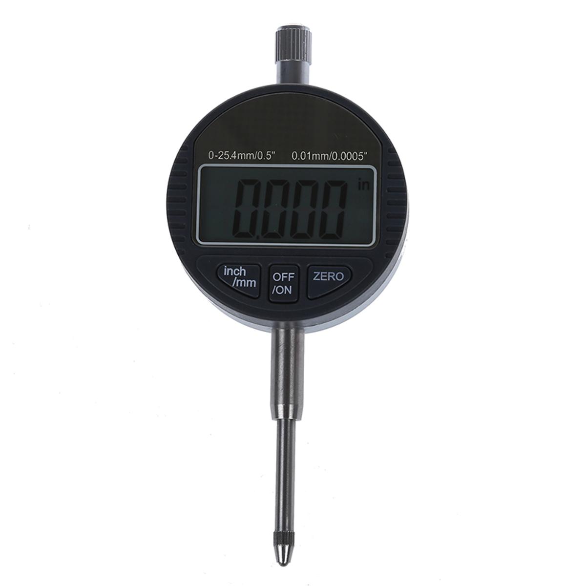 Digital Dial indicator DTI 0.01mm/.0005" ~ 0-25.4mm/1" Clock Gauge