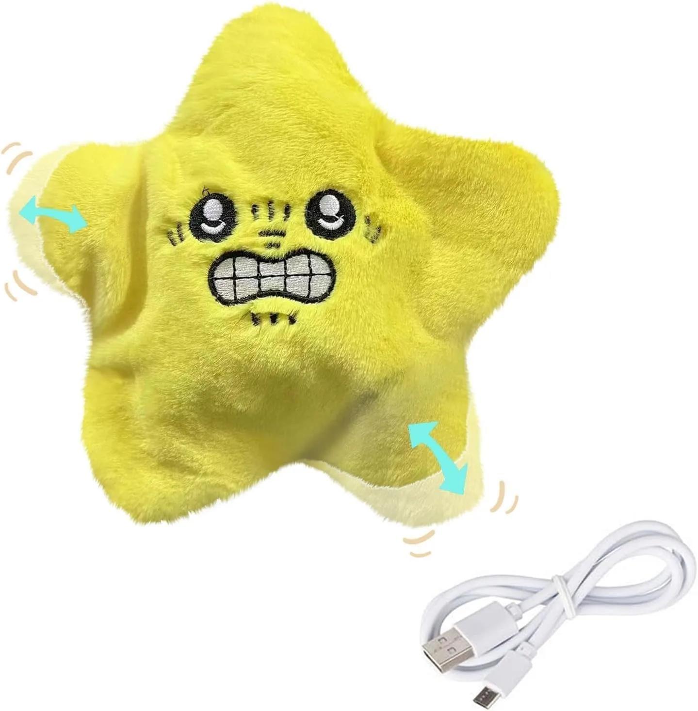Star Dancing Plush, Angry Star Plush Moving, Moving Chikawa Star Plush, Star Plushies Toy