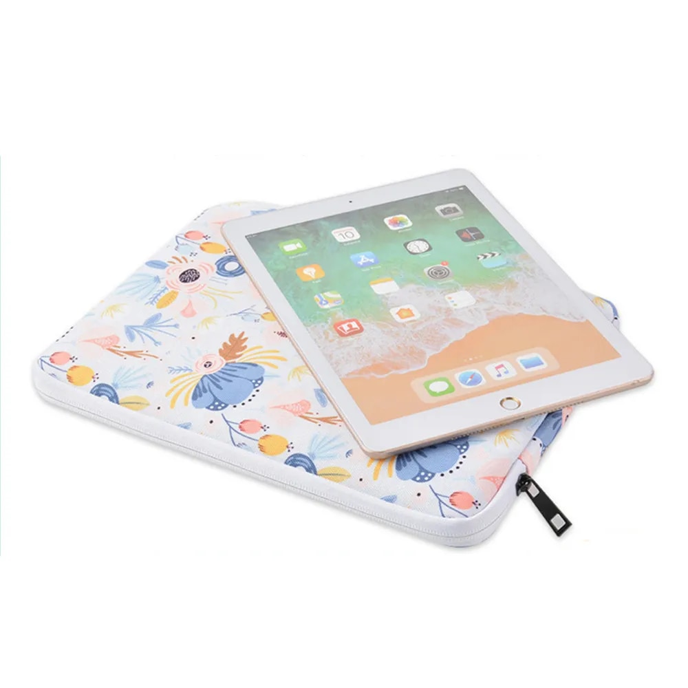 9-11 Inch Tablet Sleeve Bag for iPad Air Pro 11 Galaxy Tab S7 S8 A8 11 inch Series Colorfull Print Polyester Vertical Bag Cover. 