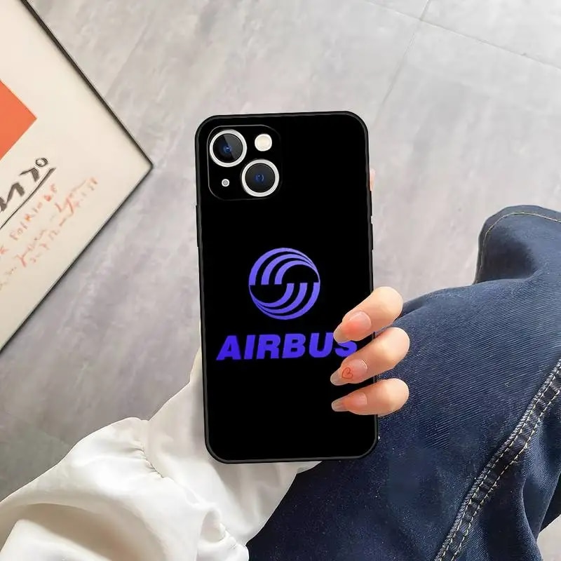 Airbus Logo Phone Case For Iphone 14 13 Pro Max 12 Xr X Xs Mini For 6 6s 7 8 Plus Se 2020 2022 Mobile Phone Accessories. 