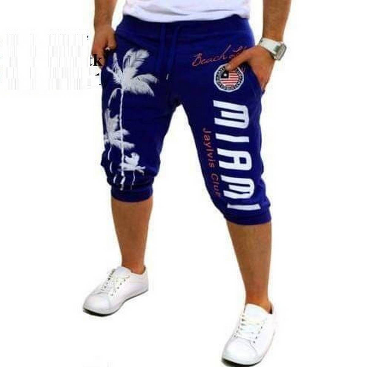 three quarter sweatpants mens