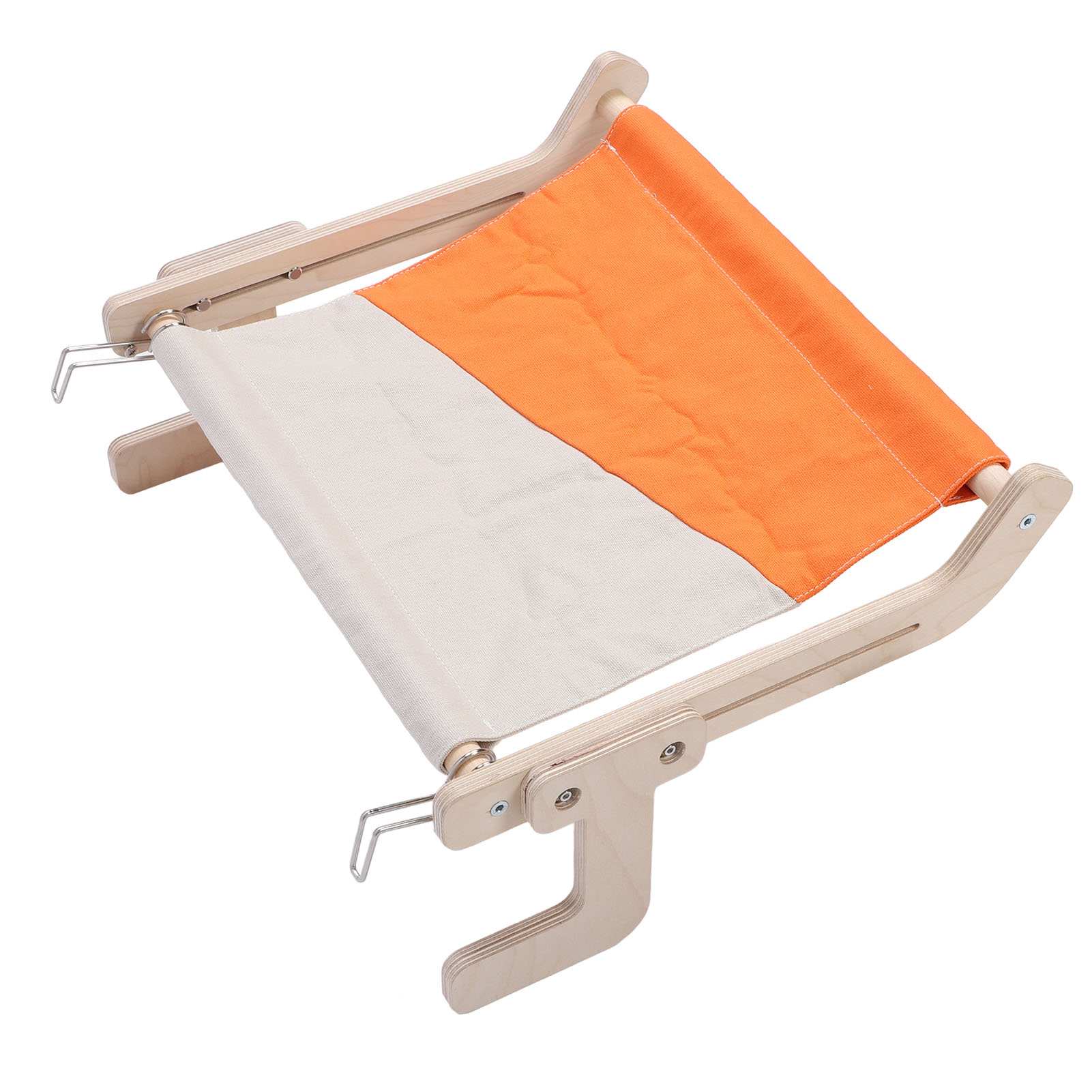 Windowsill Cat Bed Wood Structure Universal Cat Window Hammock Space Saving for Bedside. 