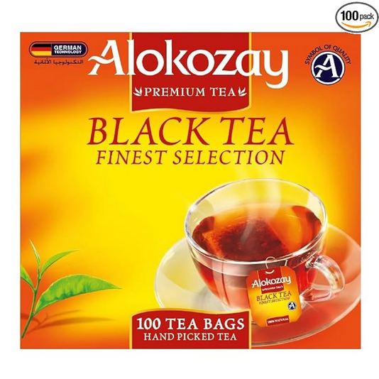Alokozay Black Tea Finest Selection 100 Tea Bags, 200g