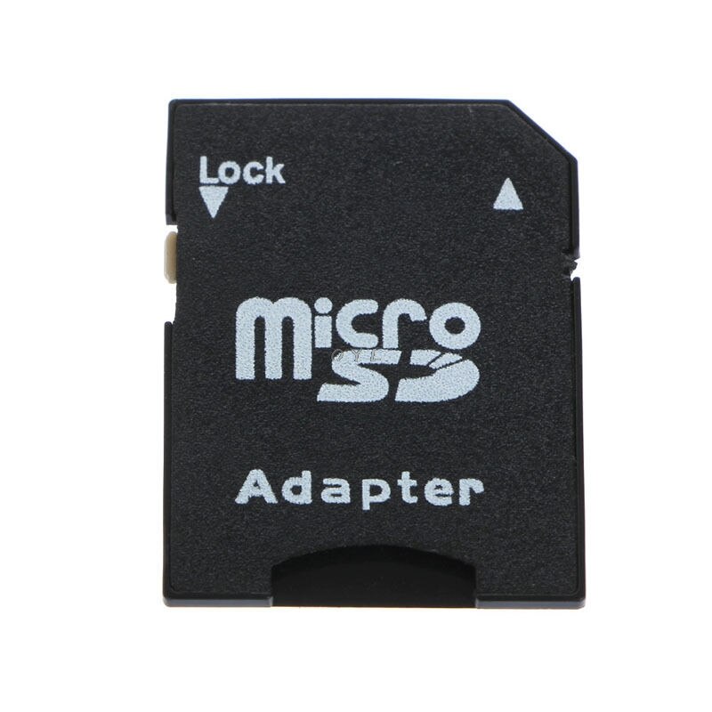 10Pcs Micro SD TransFlash TF To SD SDHC Memory Card Adapter Converter Black. 