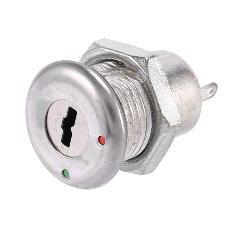 On Off Two Terminals Keyswitch Keylock Switch w Keys. 