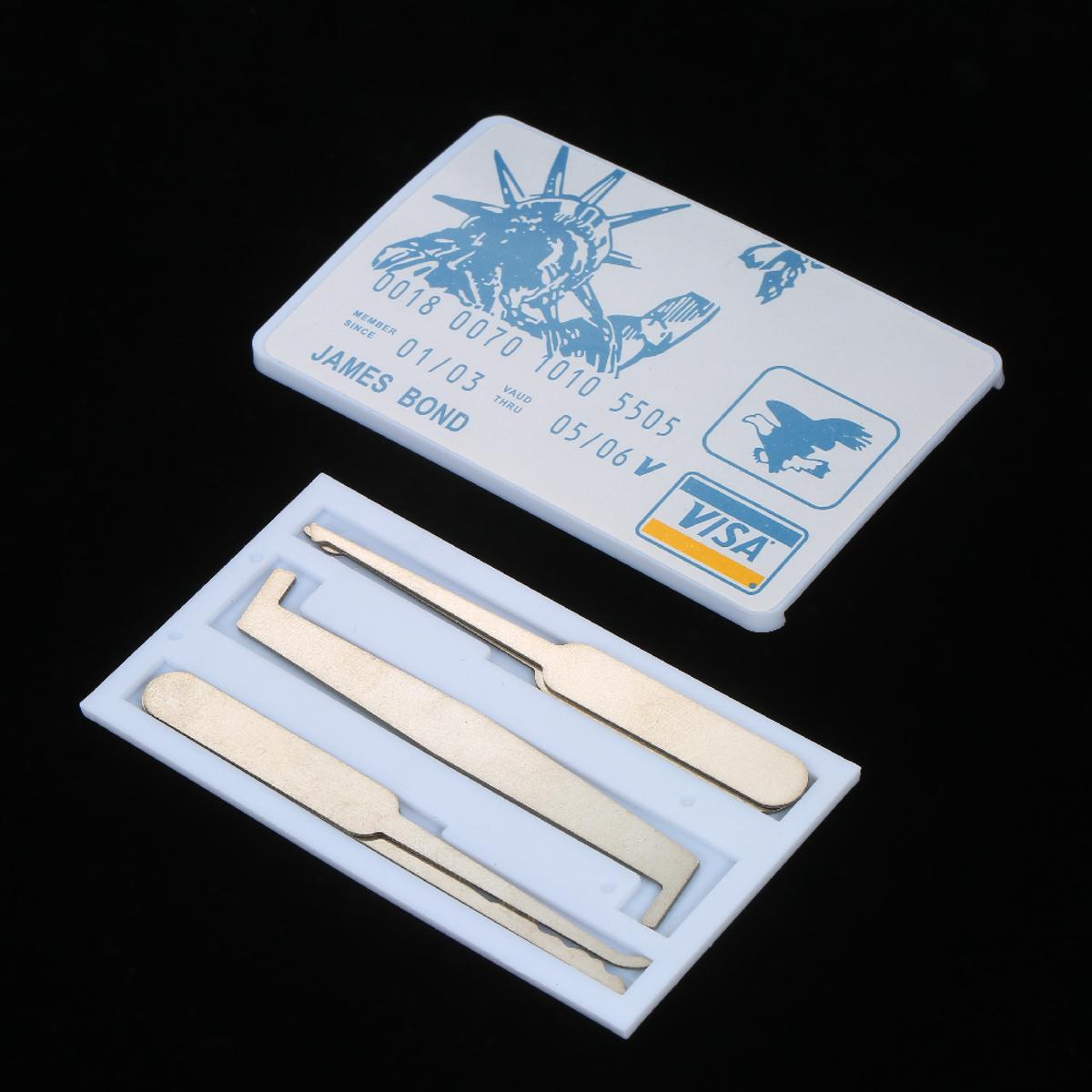 5 PCS Lock Picking Set Practice Locksmith Tools Lockpicking Kit for Beginners Professionals Kids