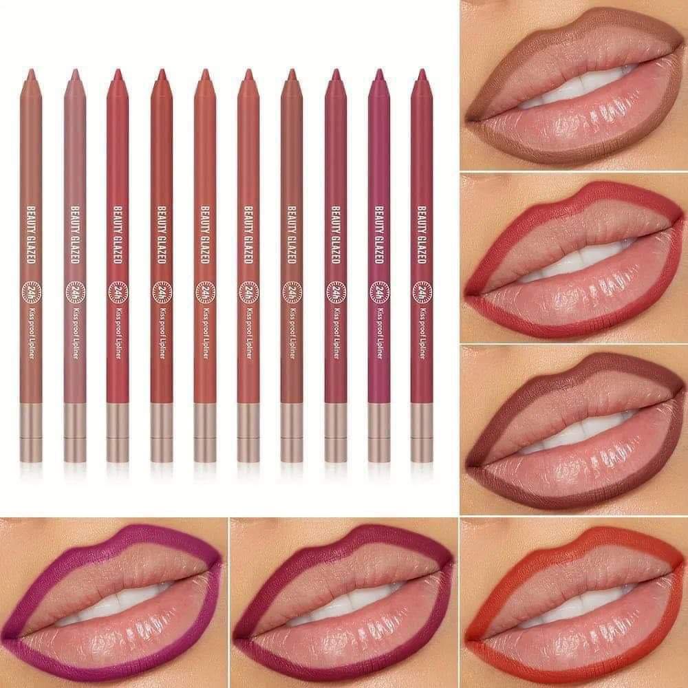 BEAUTY GLAZED WATERPROOF & LONG LASTING LIP LINER-#B102 Taupe Pink