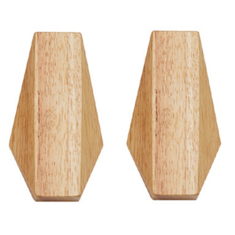 Japanese Style Simple Modern Solid Wood Hook Wall Hang Coat Hooks. 