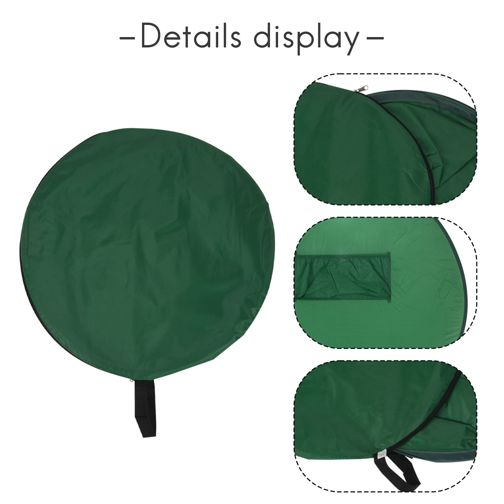 OUMERY Photography Background Green Screen Backdrops Portable Solid Green Color Backdrop Cloth for Photography Studio 142cm. 