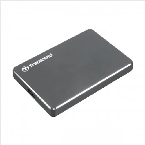 transcend storejet 25c3n 2tb usb 3.1 ultra slim iron gray external hdd ts2tsj25c3n. 