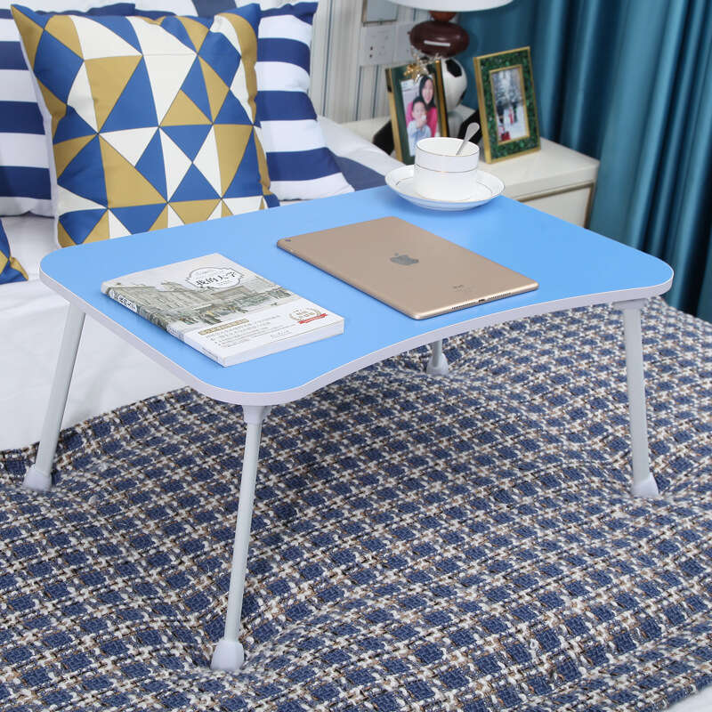 Laptop desk in bed, simple small table, student dormitory study lazy person desk, folding table. 