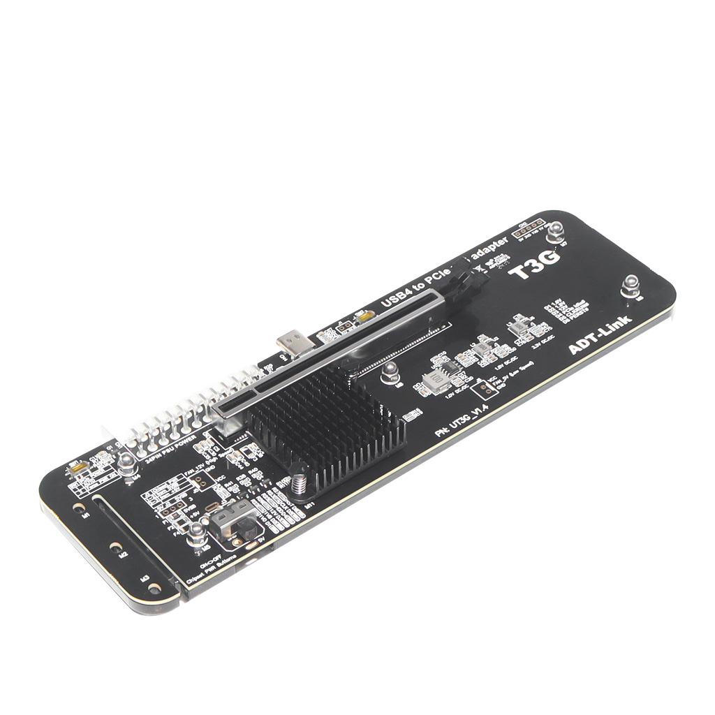 ADT-Link UT3G External Graphics Card USB4 to PCIe 4.0 x16 ADT-Link UT3G External Graphics Card USB4 to PCIe 4.0 x16