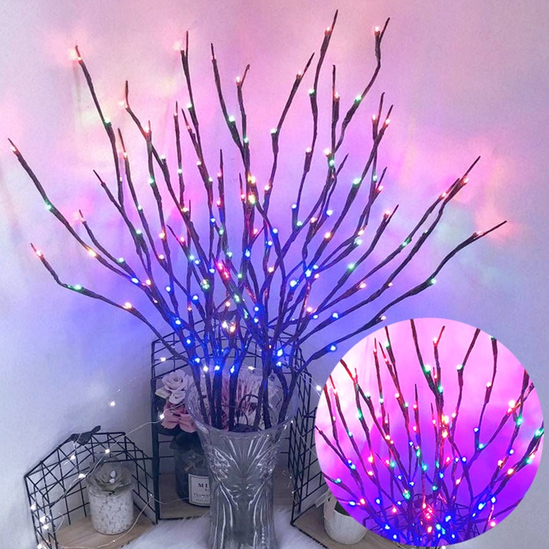 Tree Branch Light Simulation Tree Branch LED Lights Room Bedroom Layout Night Light Decorative String Lights. 