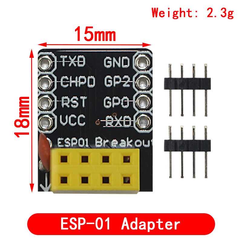 ESP01 Programmer Adapter UART GPIO0 ESP-01 Adaptater ESP8266 CH340G USB to ESP8266 Serial Wireless Developent Board Module - 318069113. 