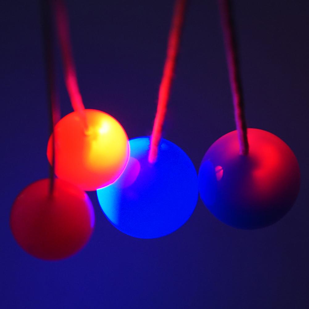 Lato Lato Toys with Light Antistress Noise Maker 4.0 Upgraded High Quality Glow Pro-Clackers Ball Tek-Tek Old School Toys Games. 