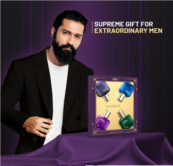Wild Stone Perfume Gift Set for Men 4x30ml