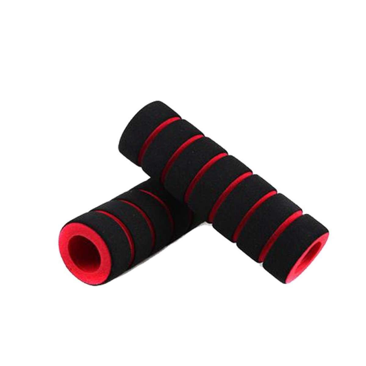 Sponge Soft Foam Handle Nonslip Grip Cover For Bicycle/Motorcycle 1 Pair(2 pcs). 