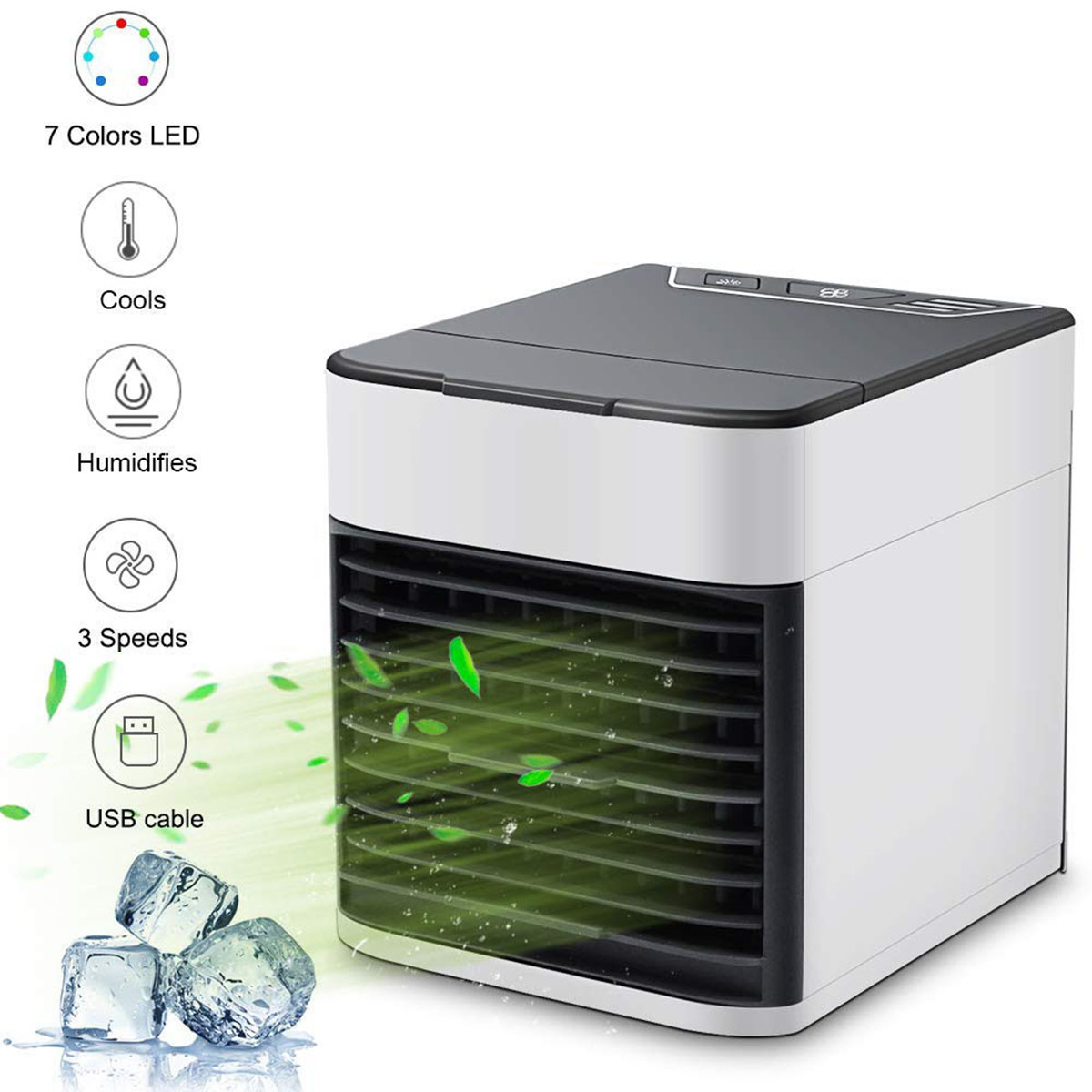3 In 1 Portable Air Conditioner Fan For Office Personal Cooler 安い購入