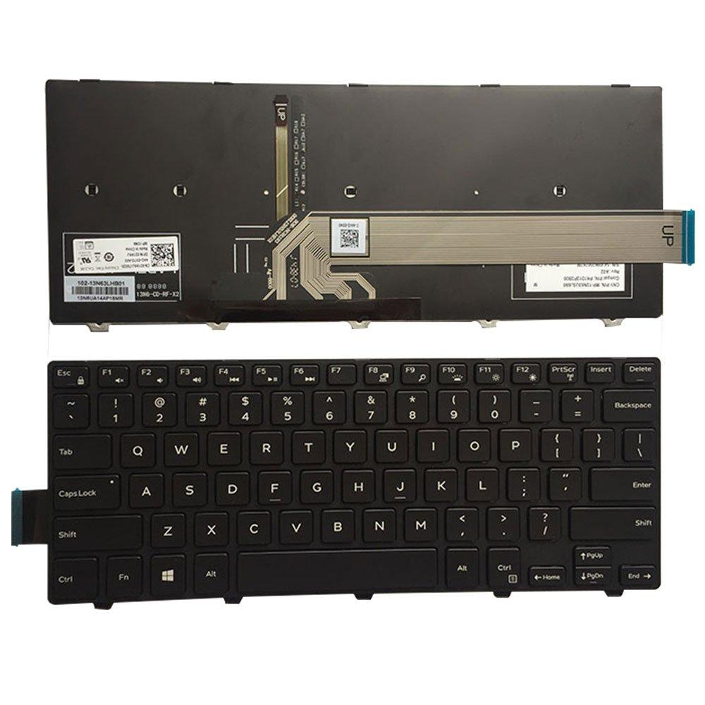 Laptop Keyboard for Del Inspiron 3442 Series 14-5000 14-5447 14-3441 3443 3451 3452 3458 3446 3448 N5447 N3442 14CR 14MR 050x15 SN8233 US Layout