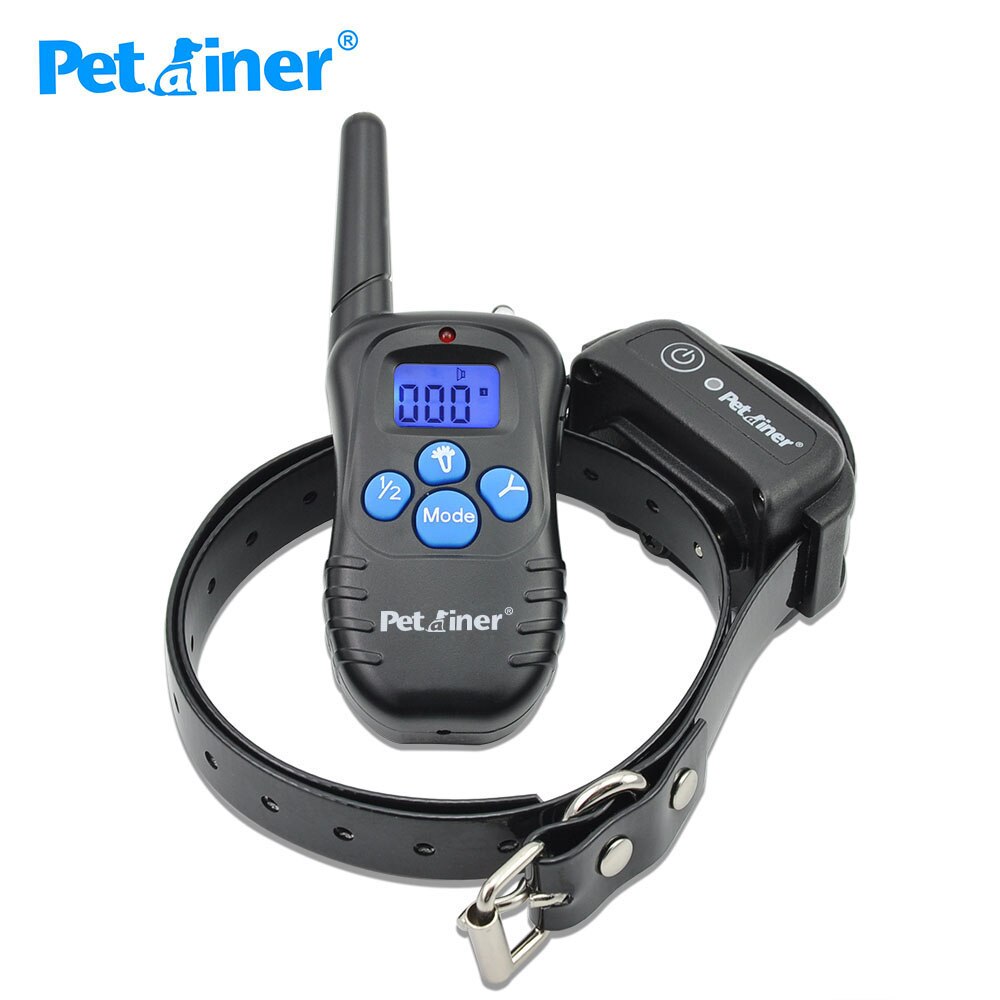 Petrainer 998DBB-1  Training Rechargeable and Waterproof  Electric Collar for Medium or Large  Trainer Agility Collar. 