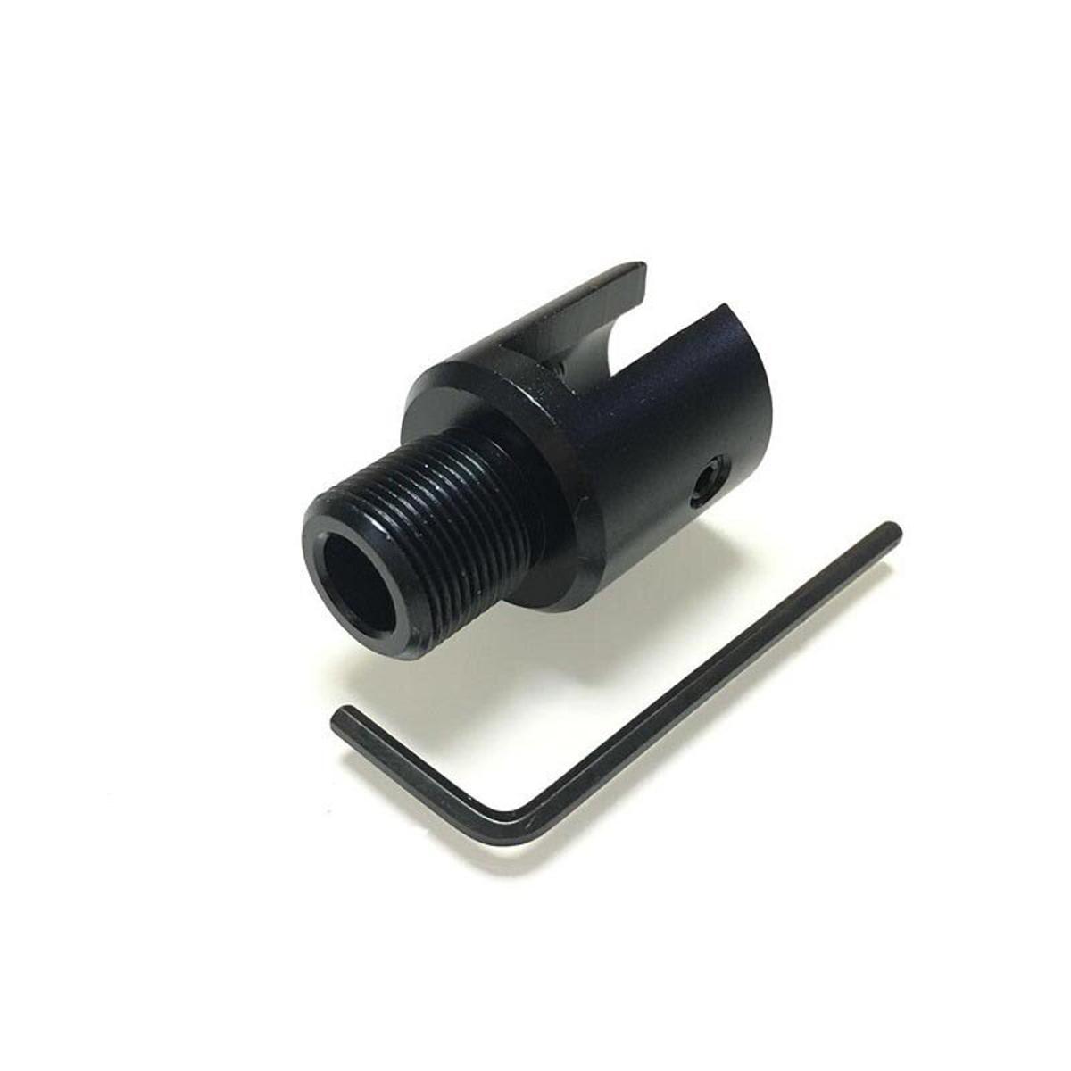 【happy one】Barrel End Threaded Adapter 5/8x24 for Ruger 10/22 thread adaptor CNC Alloy Steel Muzzle Adapter5/8-24 5/8"x24
