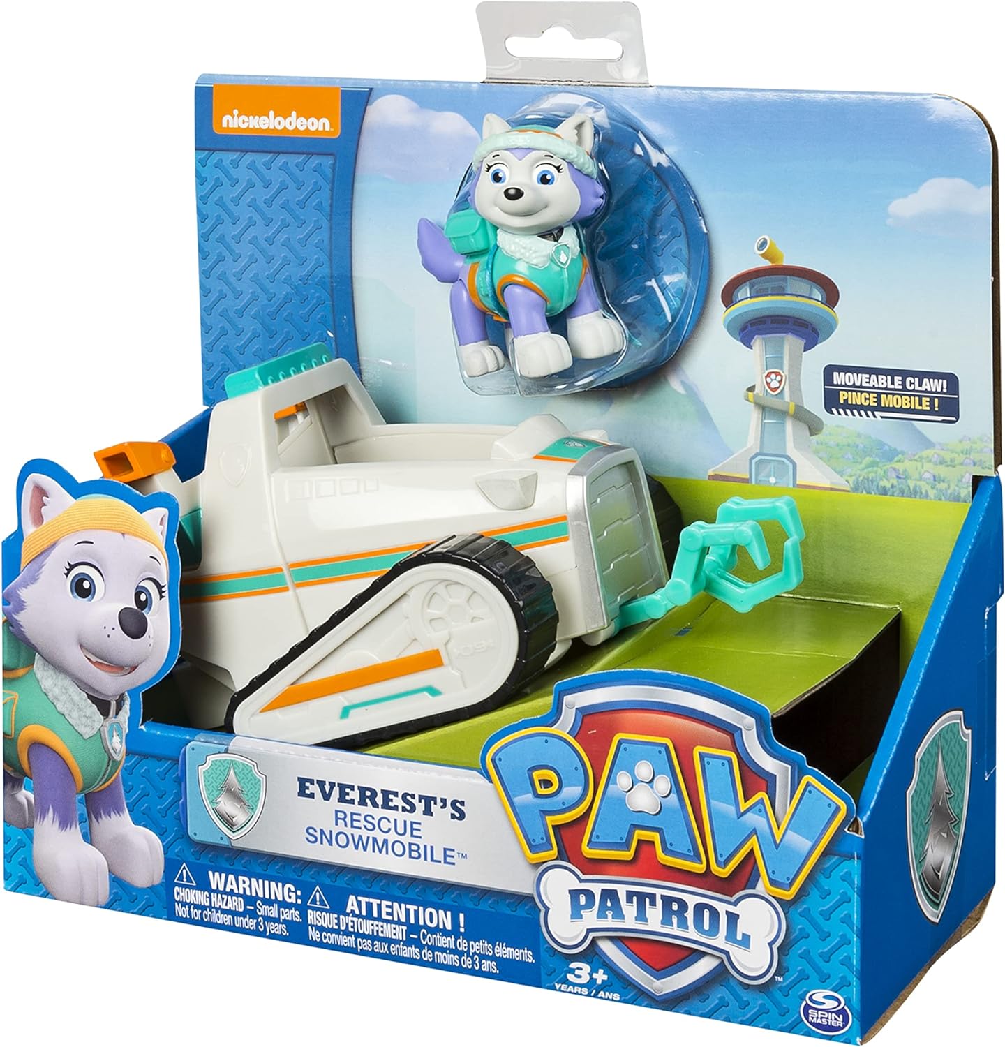 Paw Patrol Everest's Rescue Snowmobile, Vehicle & Figure