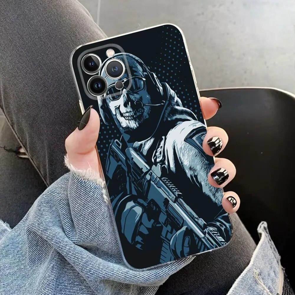 Call Of Duty Phone Case For IPhone 15 8 7 6 6S Plus X SE 2020 XR XS 14 11 12 13 Mini Pro Max Mobile Case. 
