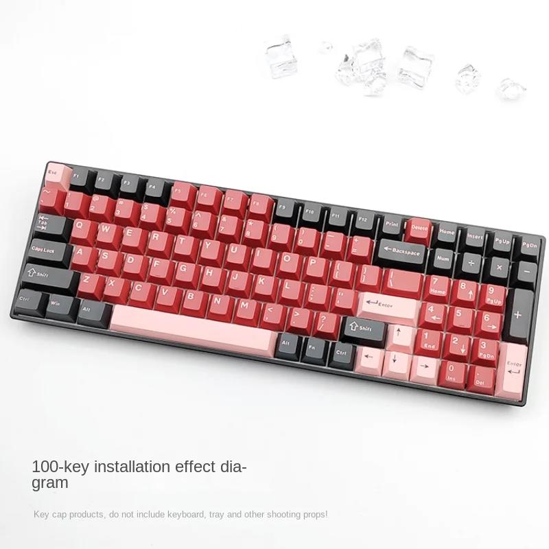 GMK Keycap Double Shot 126 Keys PBT Cherry Keycaps Mechanical Game Keyboard Wireless for MX Switch Keycap GMK67 GMK87. 