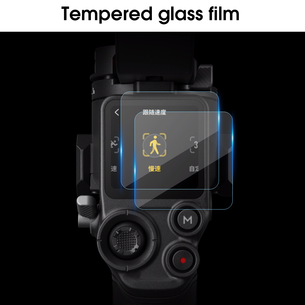 For DJI RS3 Camera Handheld Gimbal Stabilizer Tempered Glass Screen Protectors Clear Anti-scratch Films For DJI RS3 Pro. 