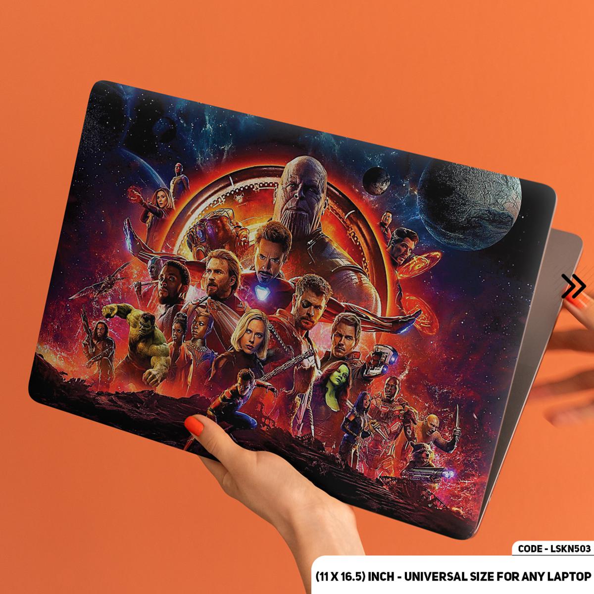 Avengers Infinity War Laptop Sticker Waterproof Removable Laptop Skin For Any Kind of Laptop - (10.5X15.5 Inch) - LSKN503 - DDecorator. 