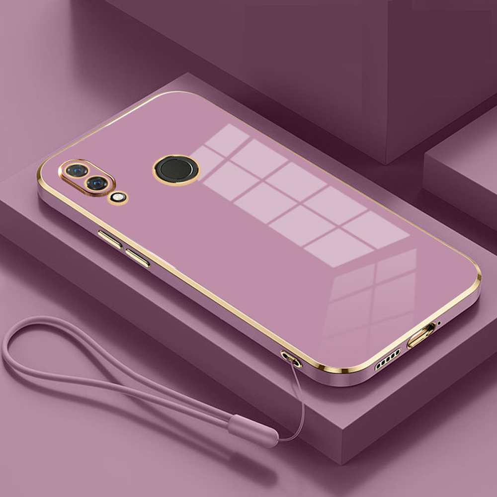 For Huawei P20 lite Case Huawei P20 lite Phone Case ANE-LX1 ANE-LX2 HWV32 Case Luxury Square Plating Shockproof Back Cover